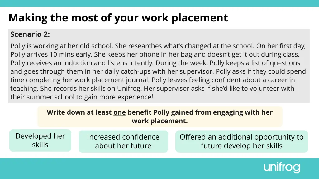 making the most of your work placement 3