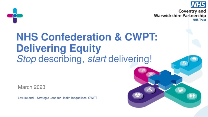 nhs confederation cwpt delivering equity stop