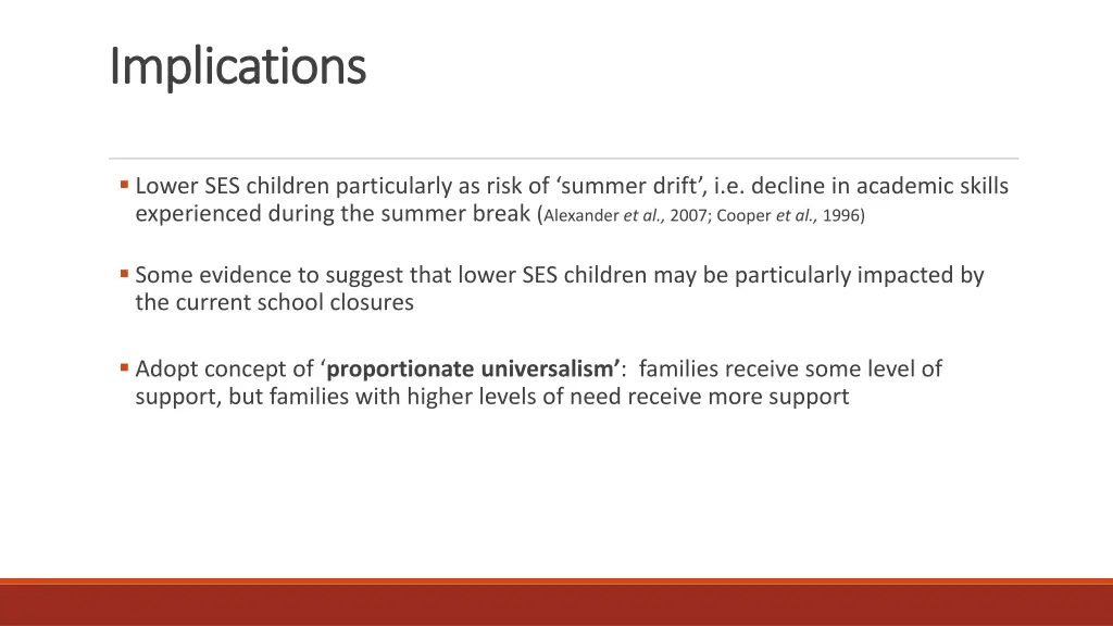 implications implications