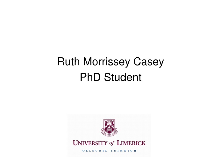 ruth morrissey casey phd student