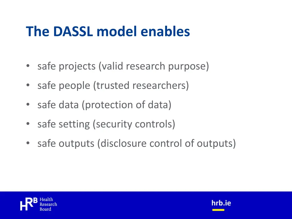 the dassl model enables