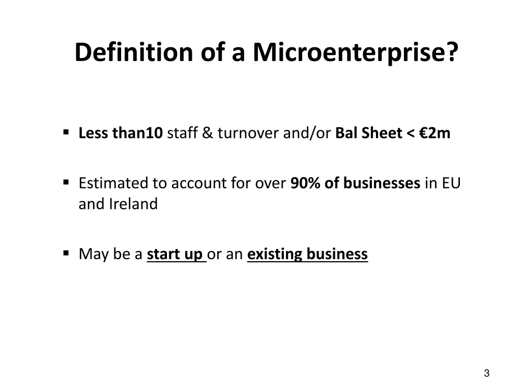 definition of a microenterprise