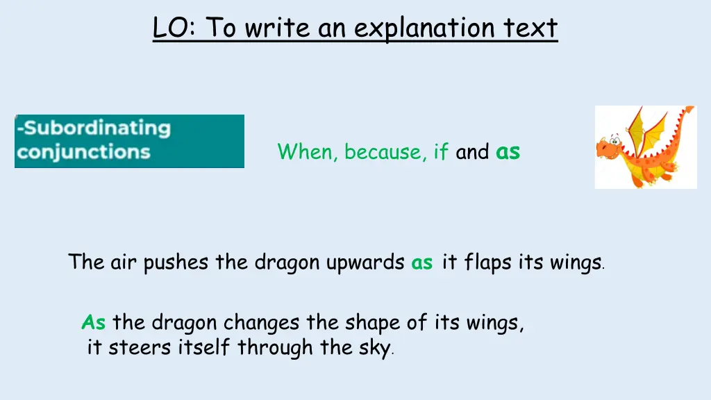 lo to write an explanation text