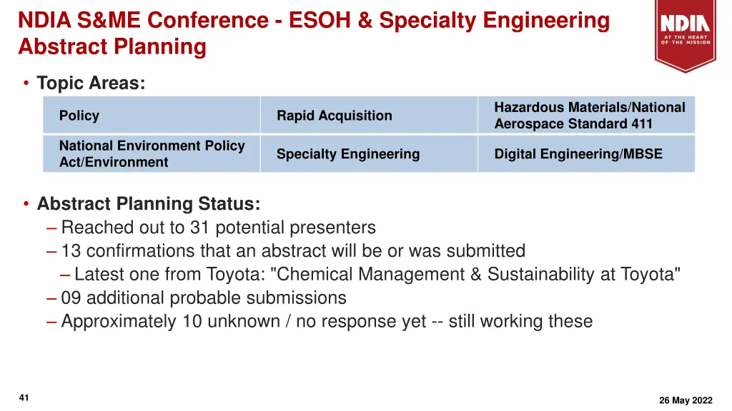 ndia s me conference esoh specialty engineering