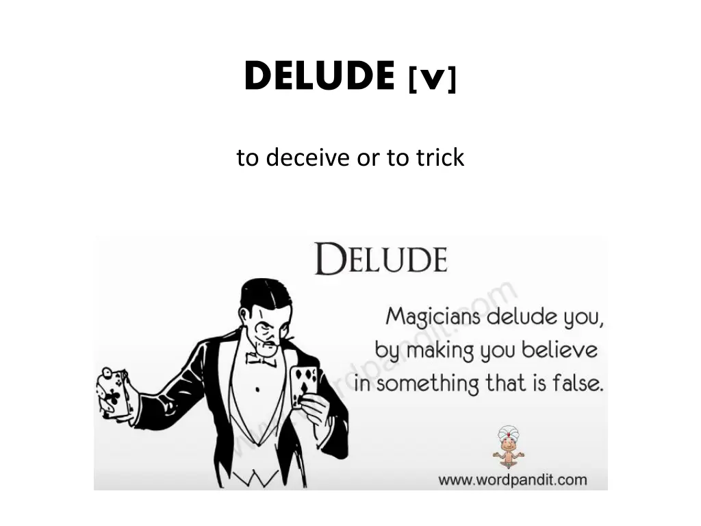 delude v