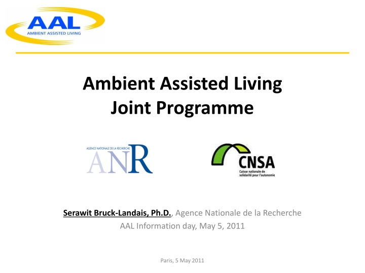 ambient assisted living joint programme