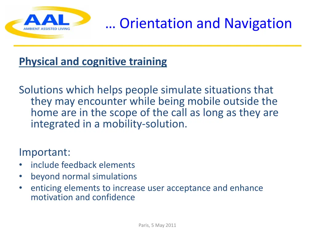 orientation and navigation 2