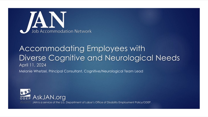 accommodating employees with diverse cognitive