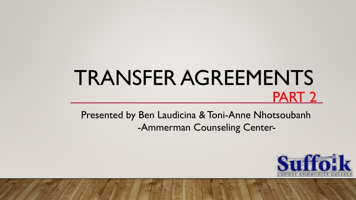 transfer agreements