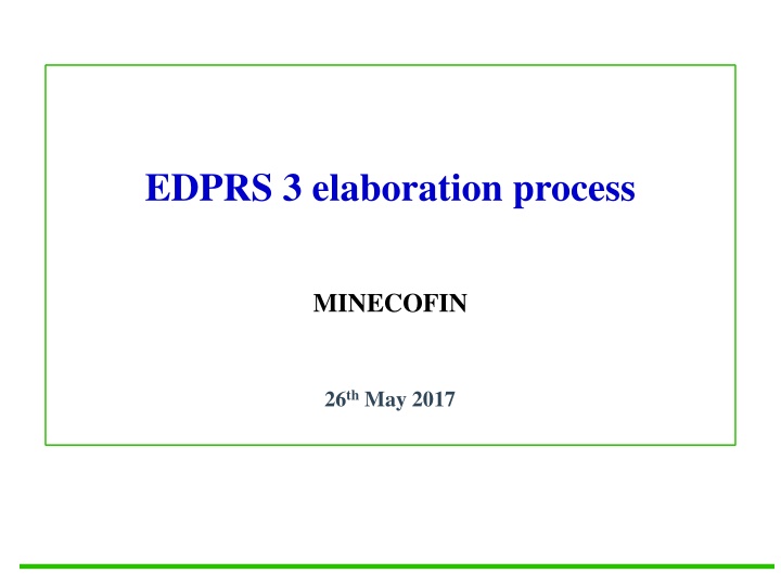 edprs 3 elaboration process