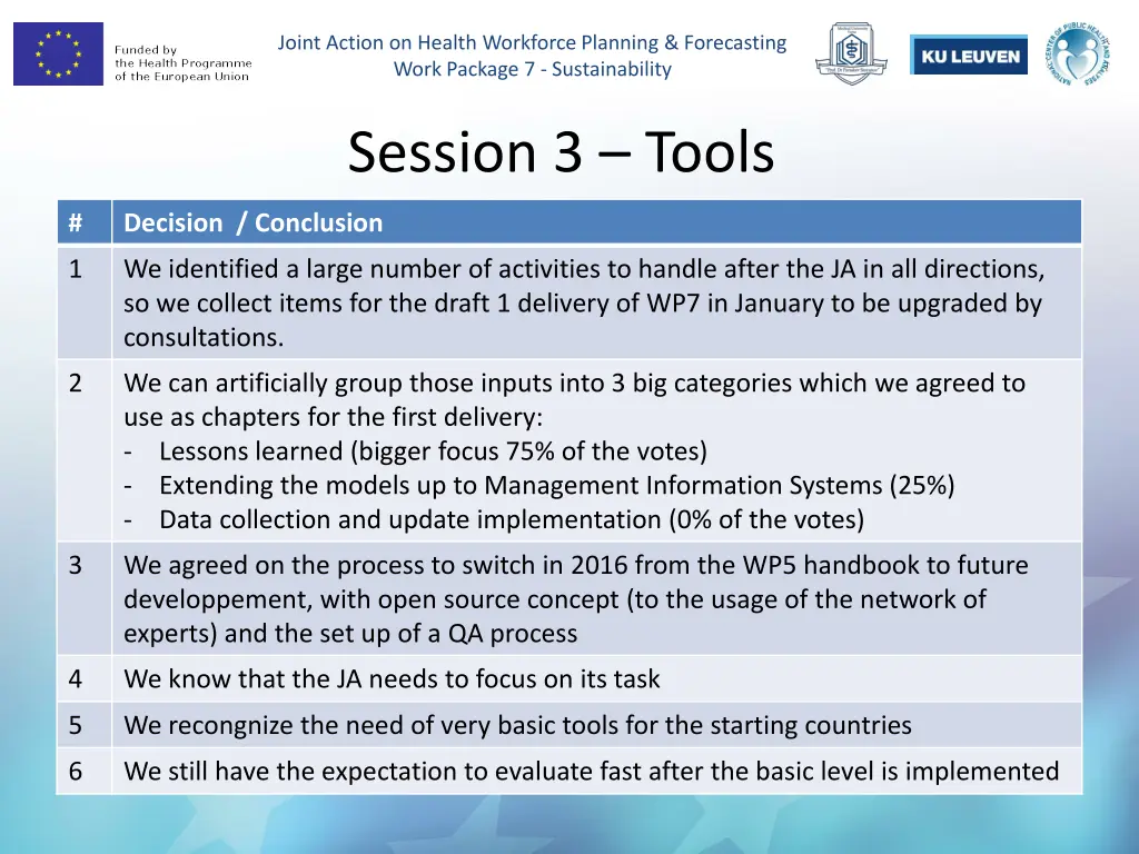 joint action on health workforce planning 9