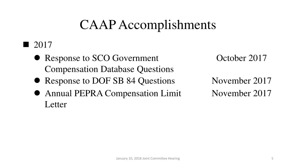 caap accomplishments 1