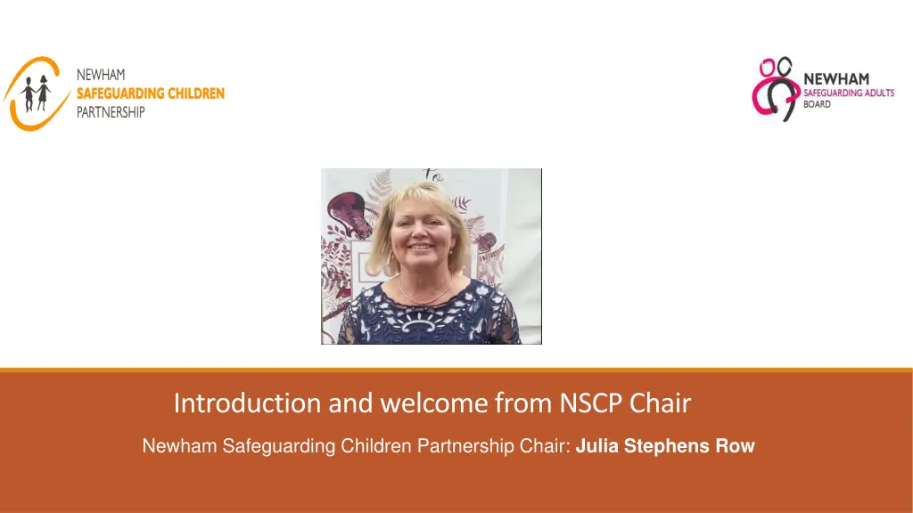 introduction and welcome from nscp chair