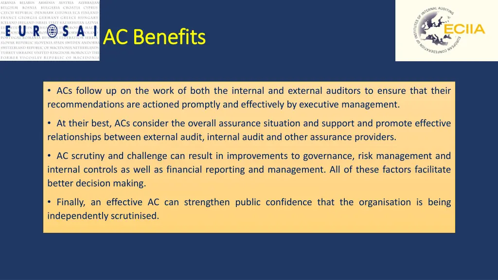 ac benefits ac benefits