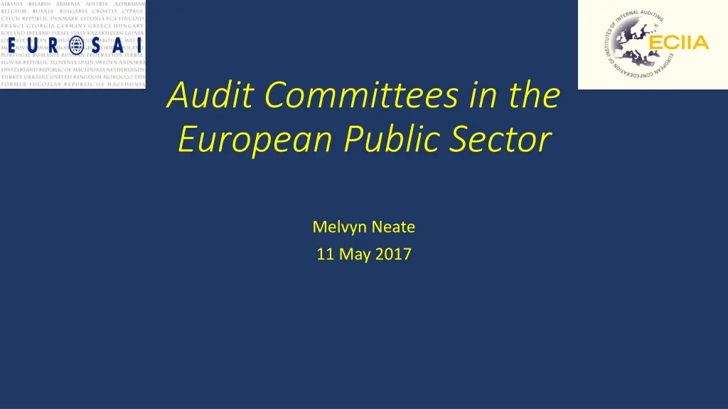 audit committees in the european public sector