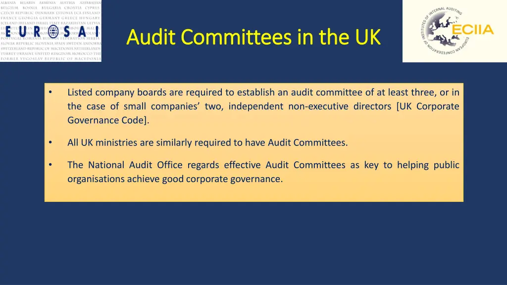 audit committees in the uk audit committees