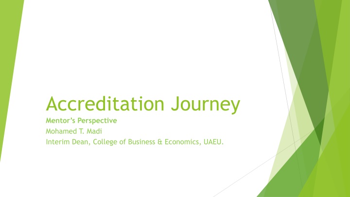 accreditation journey mentor s perspective