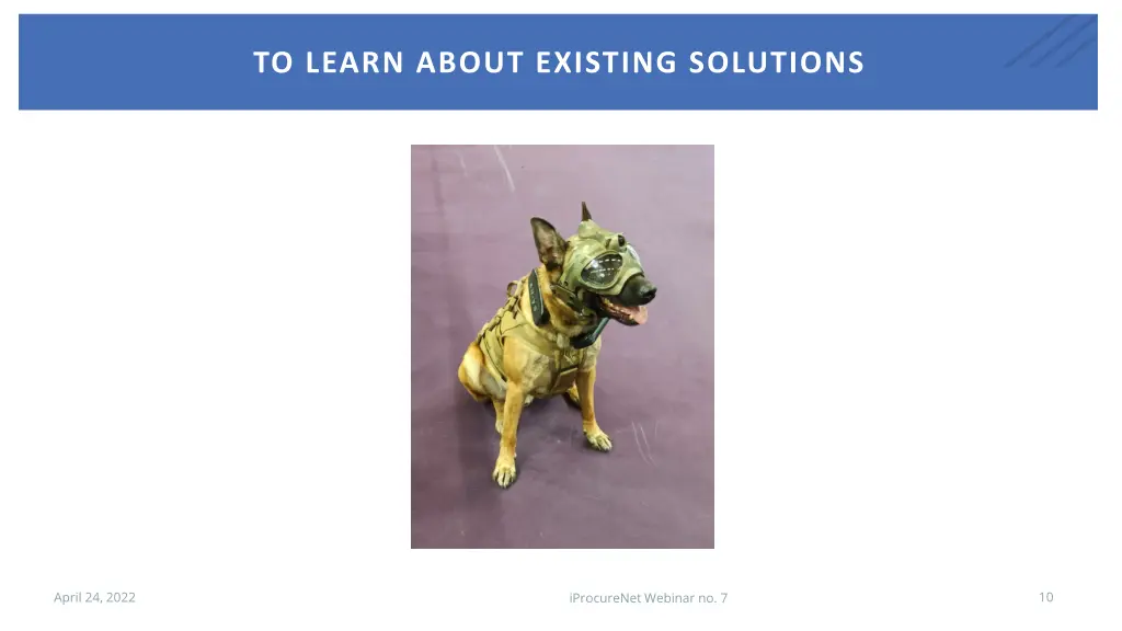 to learn about existing solutions