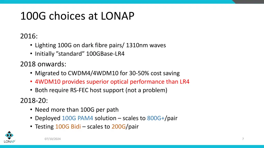 100g choices at lonap