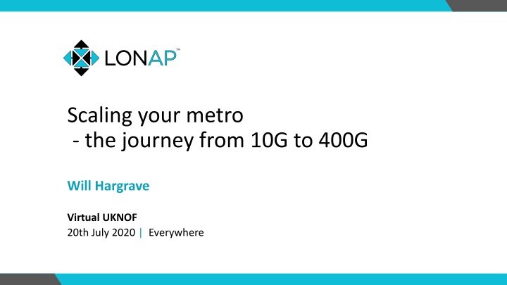 scaling your metro the journey from 10g to 400g