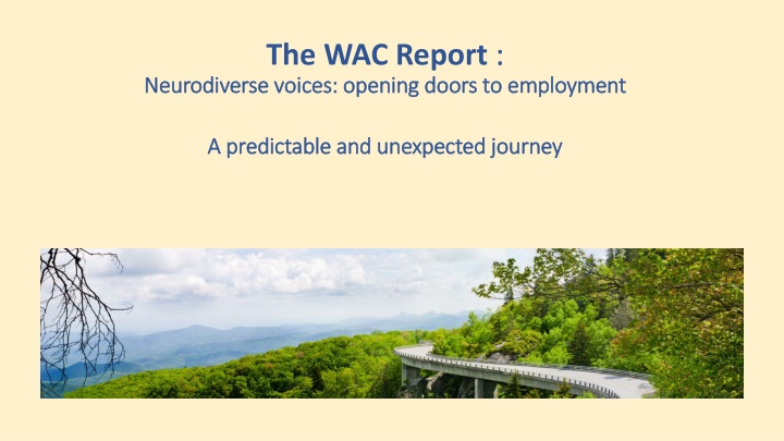 the wac report voices opening doors to employment