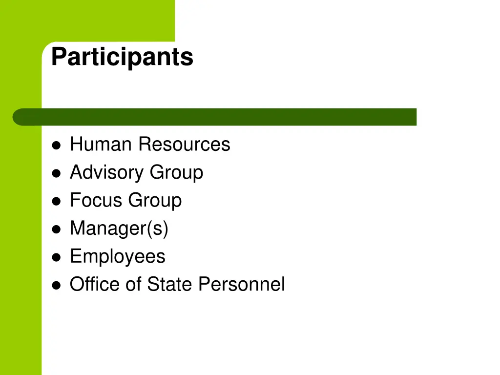 participants