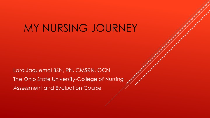 my nursing journey