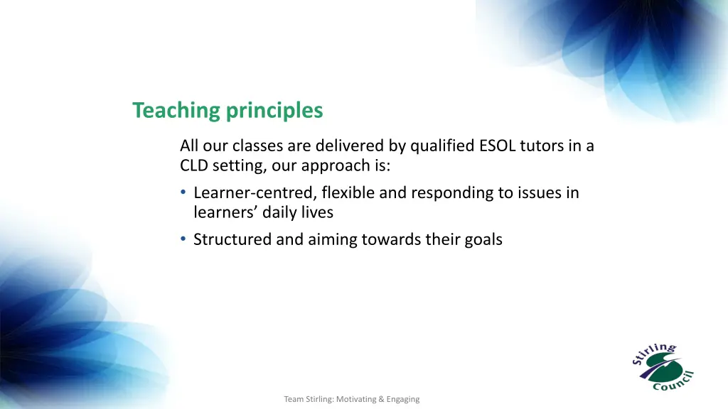 teaching principles