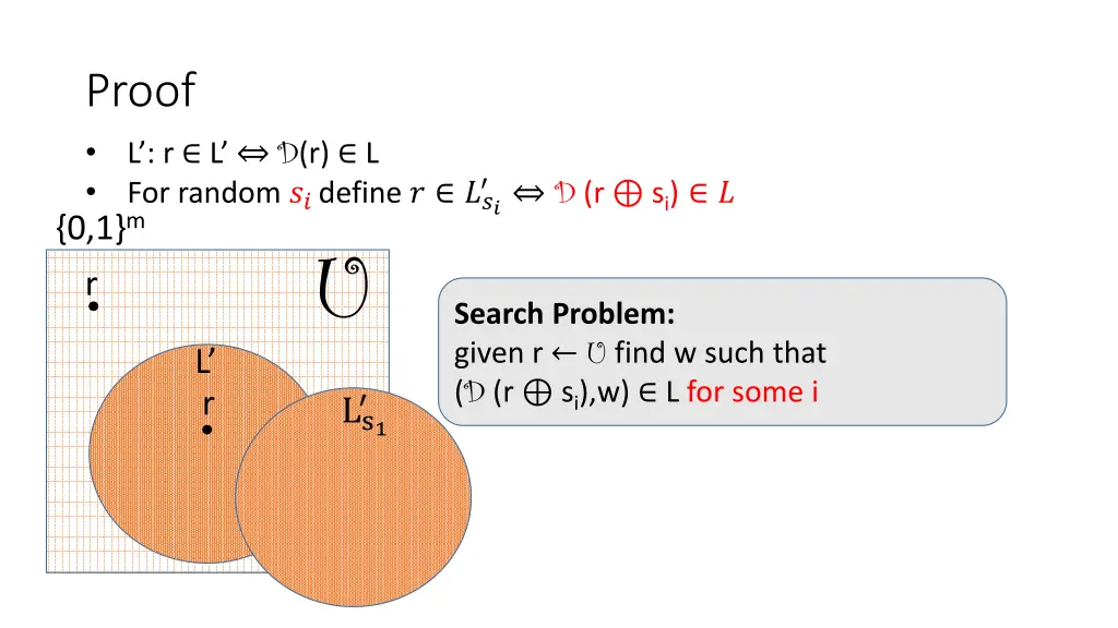 proof l r l d r l for random define 0 1 m r 1