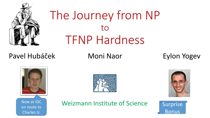 the journey from np to tfnp hardness