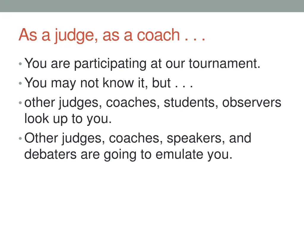 as a judge as a coach 1