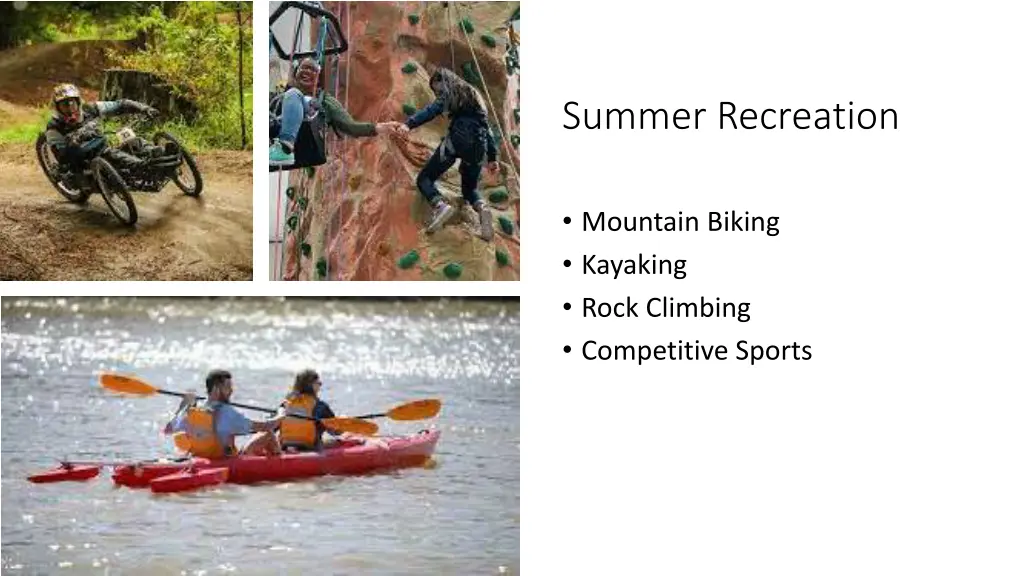 summer recreation