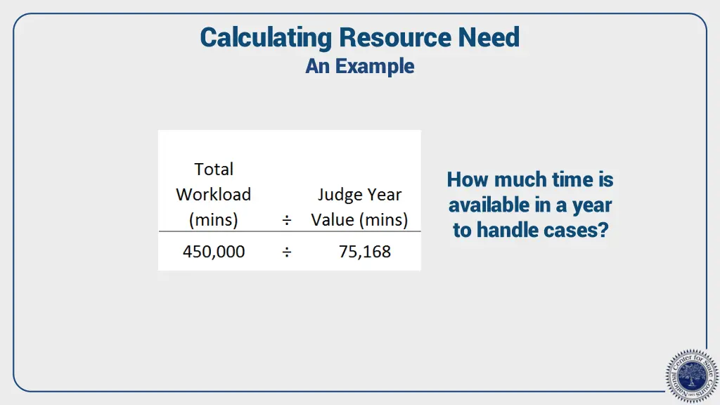 calculating resource need an example 5