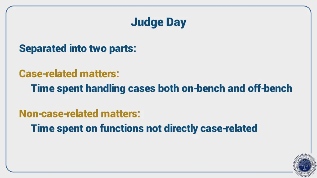 judge day