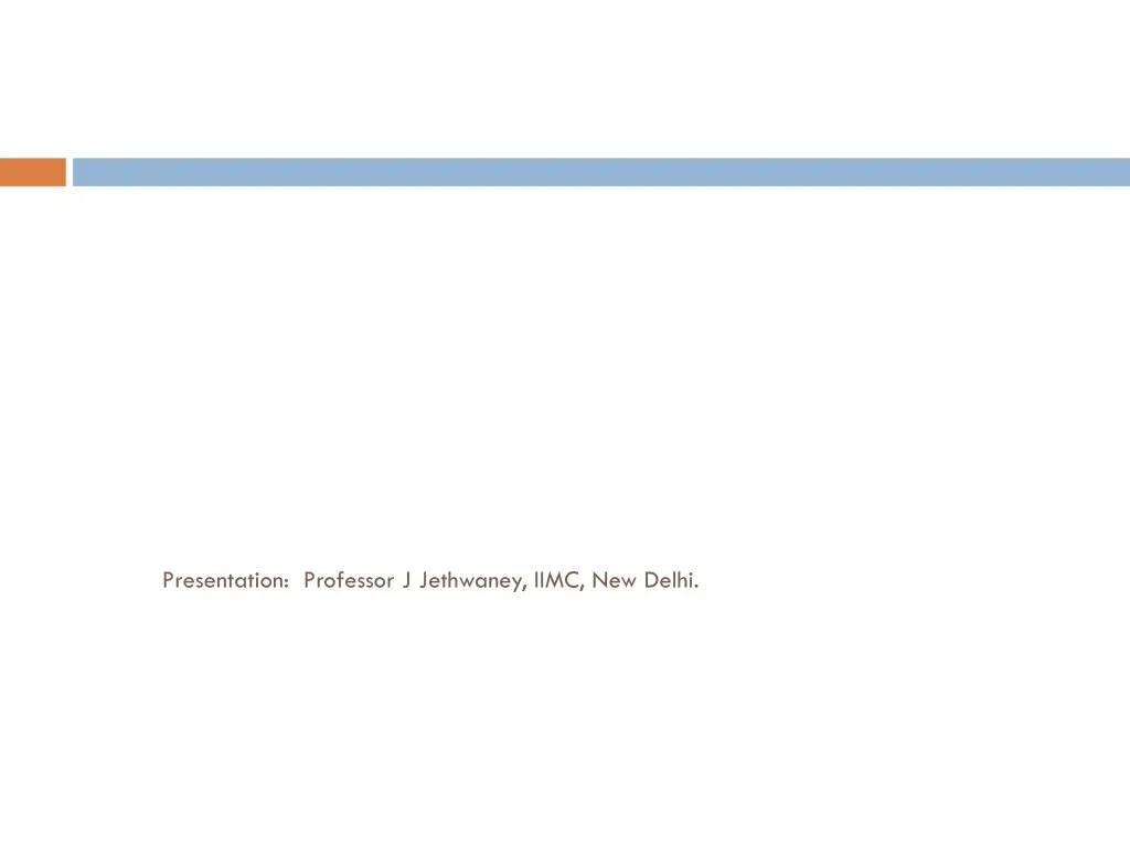 presentation professor j jethwaney iimc new delhi