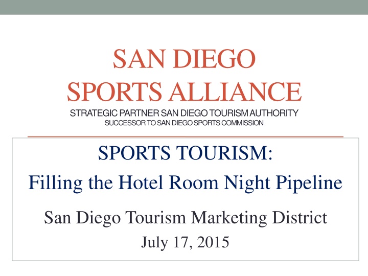 san diego sports alliance strategic partner