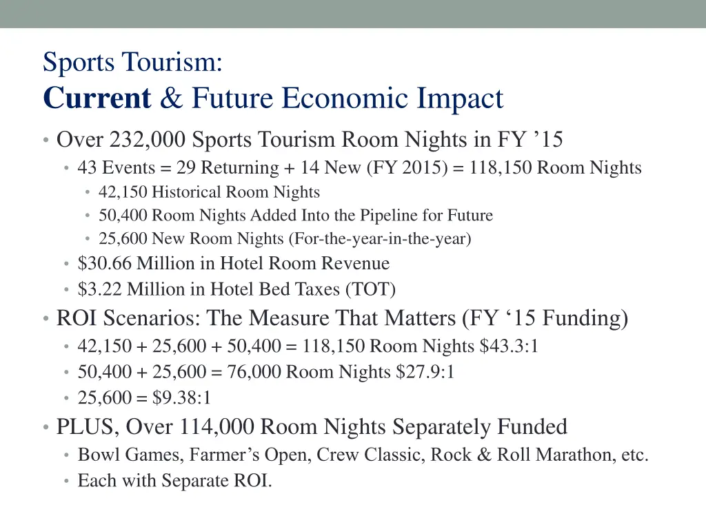 sports tourism current future economic impact