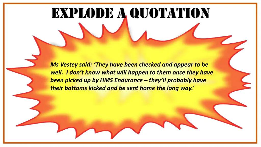 explode a quotation 10