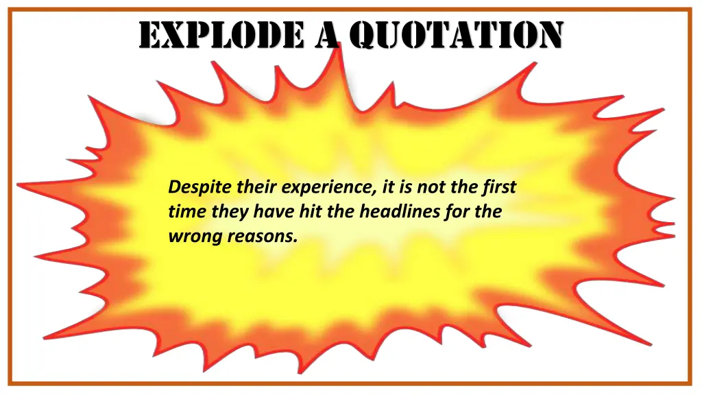 explode a quotation 8