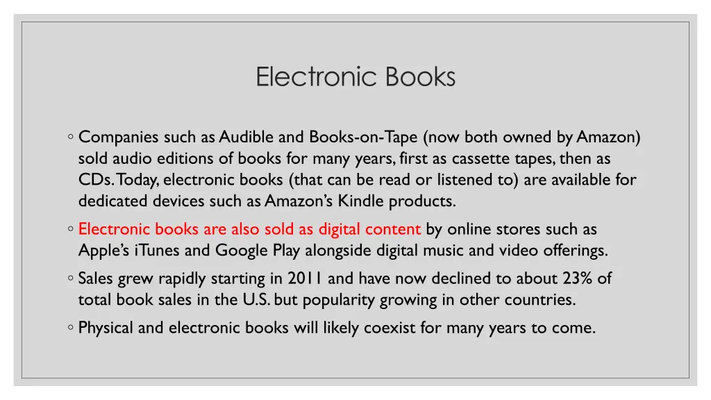 electronic books