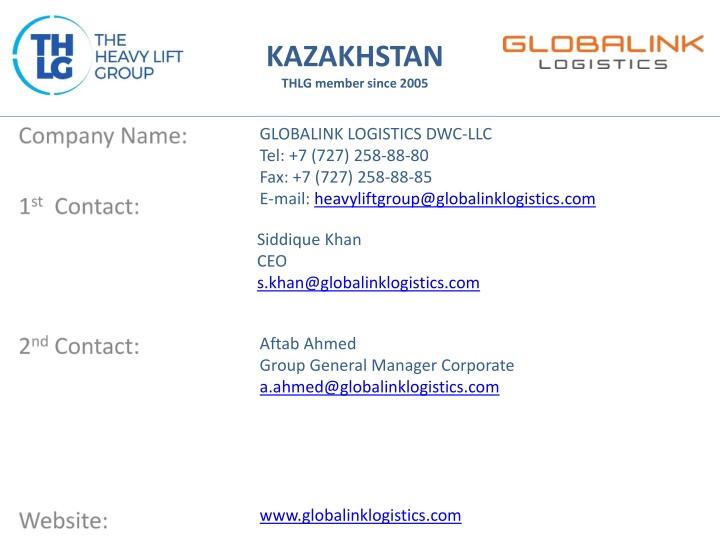 kazakhstan thlg member since 2005