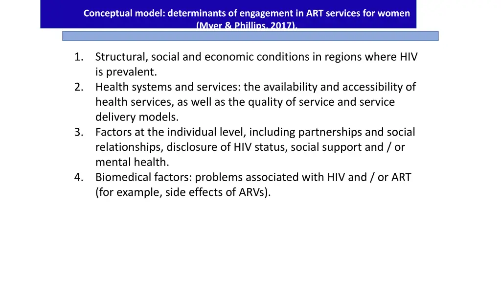 conceptual model determinants of engagement