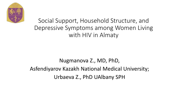 social support household structure and depressive