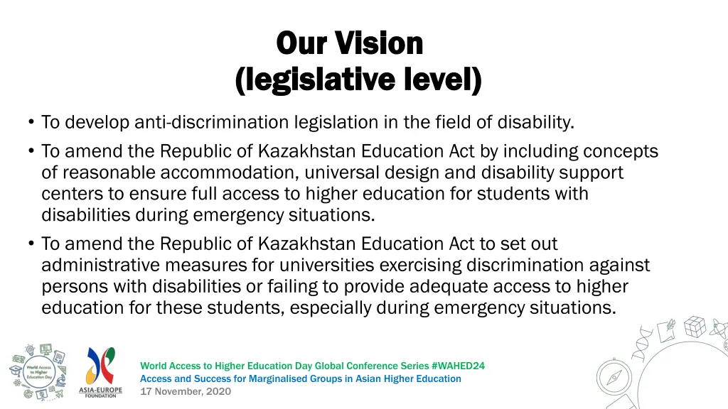 our vision our vision legislative level