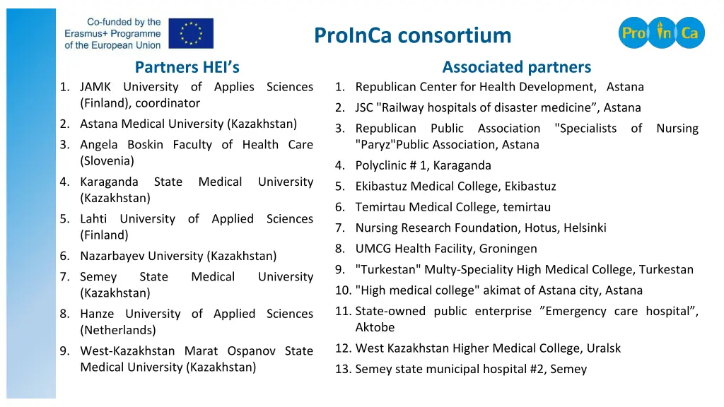 proinca consortium