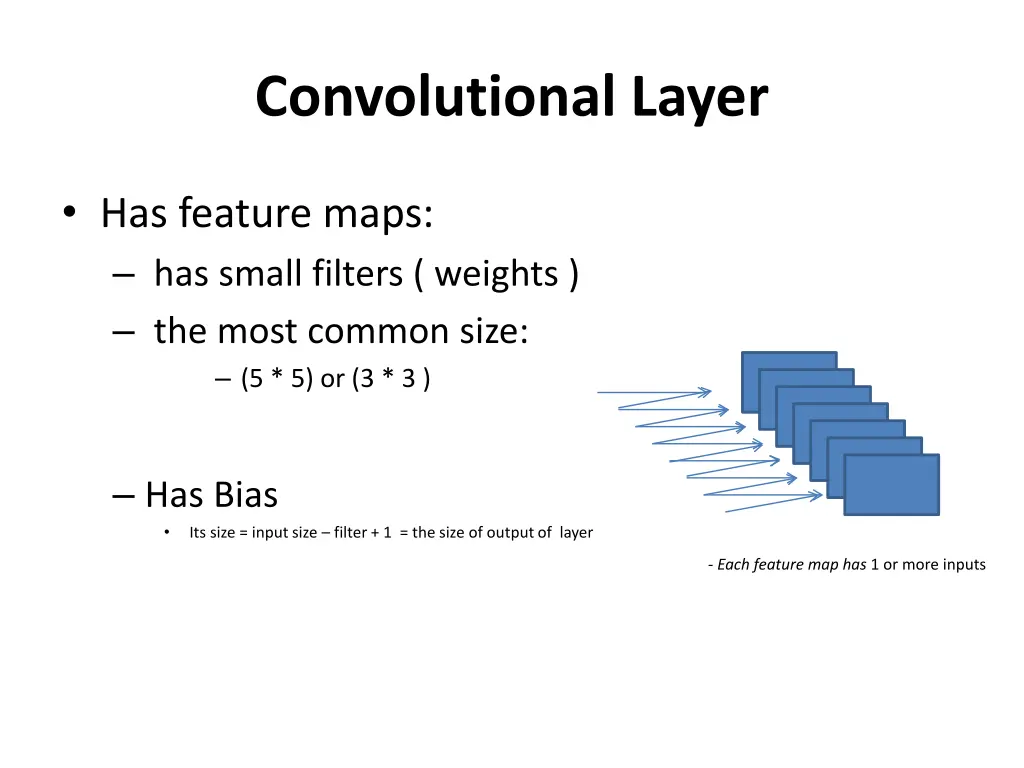 convolutional layer