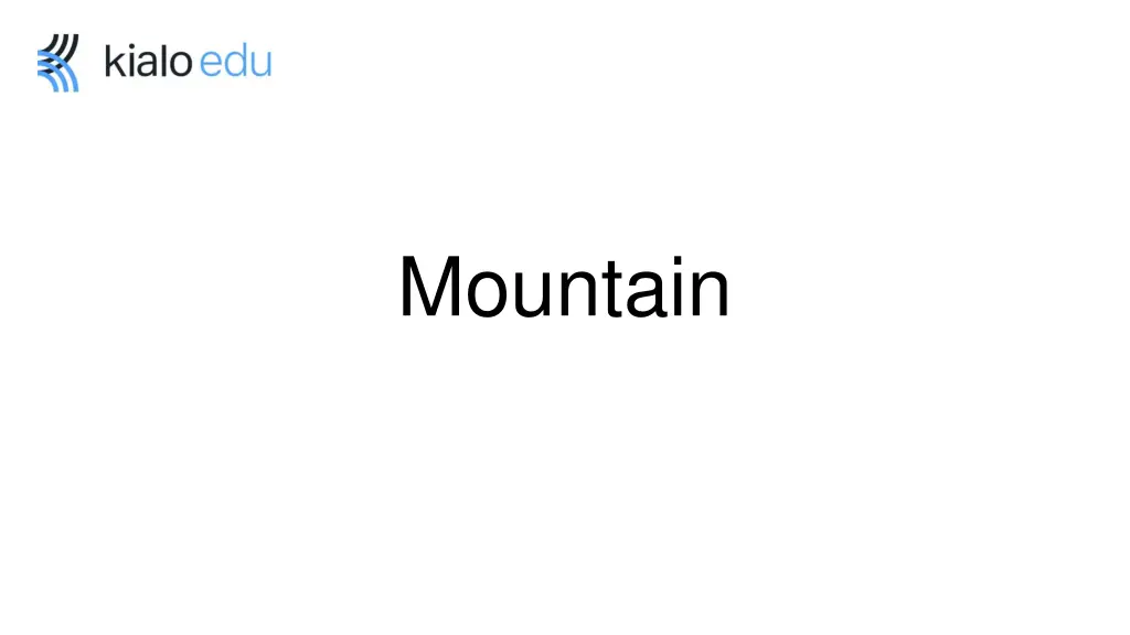 mountain