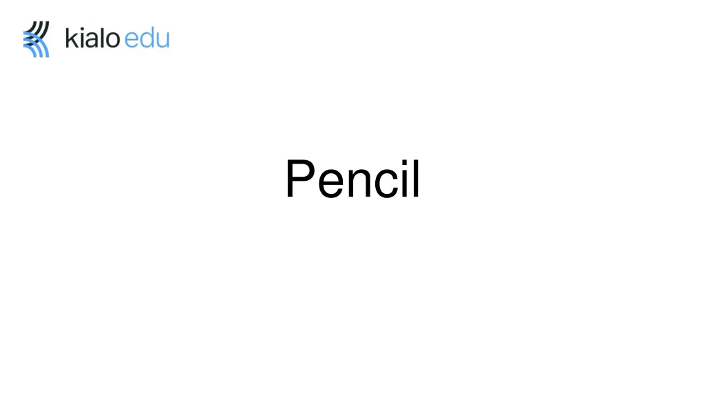 pencil