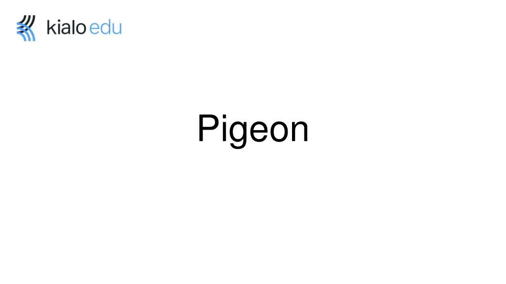 pigeon