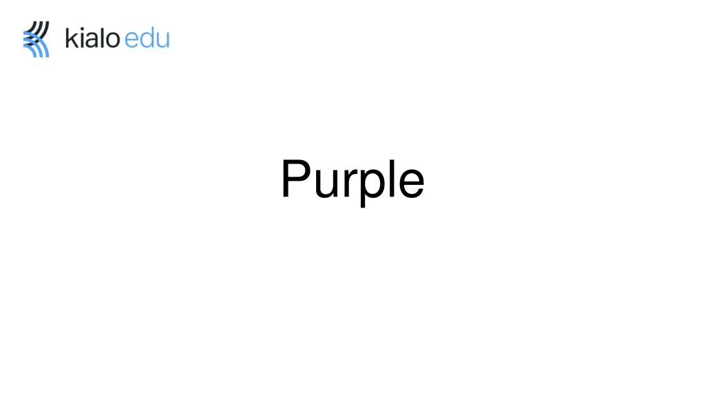 purple